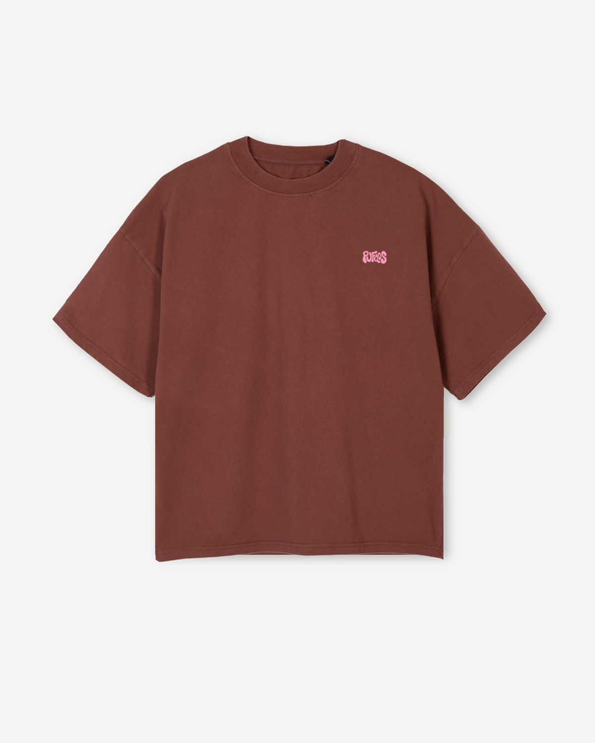 T-shirt PUFQOS Marron