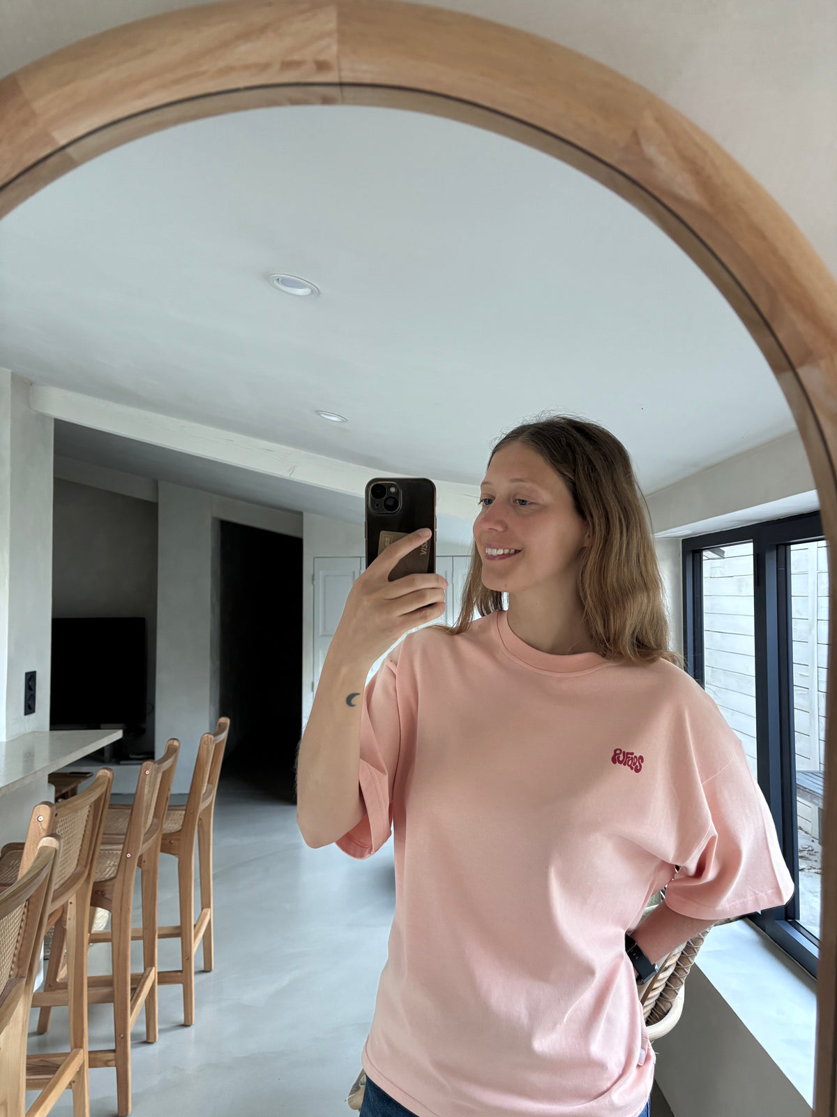 T-shirt PUFQOS Rose